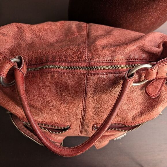 Tie dye effect leather bag - Picture 5 of 10